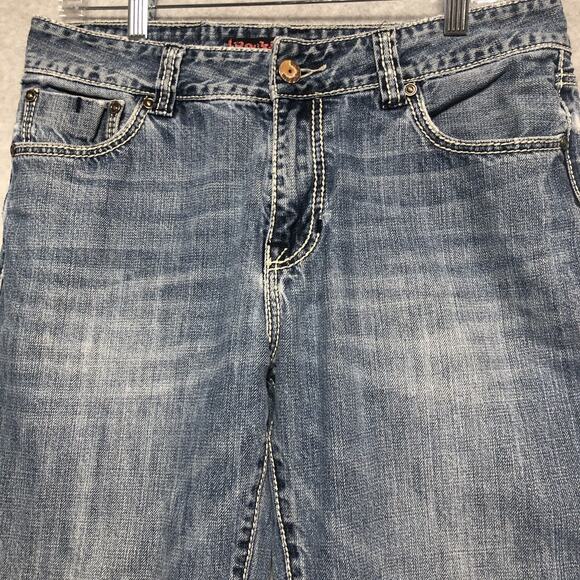 Rock & Roll Double Barrel Jeans Mens 33x31 Straight Leg Relaxed Fit Cowboy Denim - Picture 3 of 16